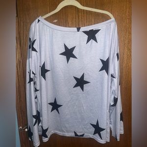 Off the shoulder star top